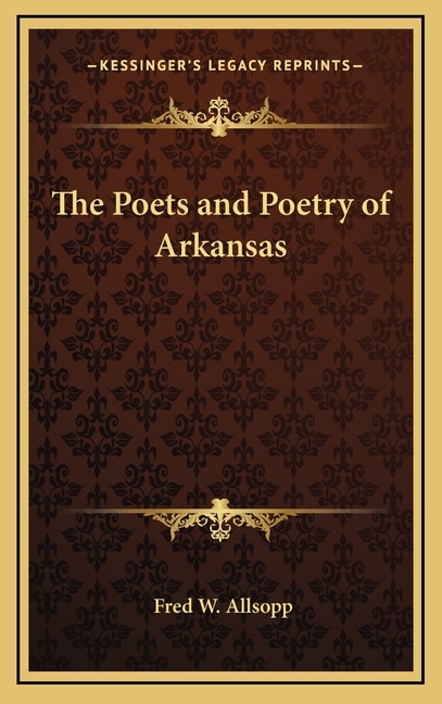 Front cover_The Poets and Poetry of Arkansas