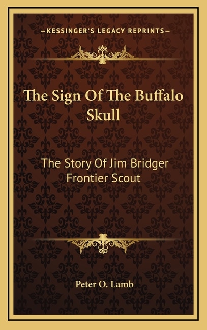 Front cover_The Sign Of The Buffalo Skull