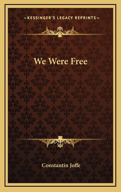 Front cover_We Were Free