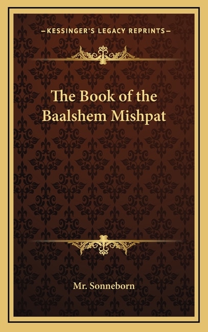 Front cover_The Book of the Baalshem Mishpat