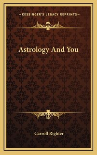 Front cover_Astrology and You
