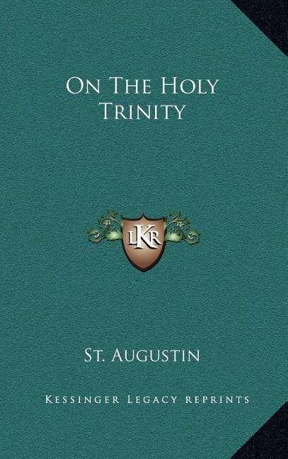 Couverture_On the Holy Trinity