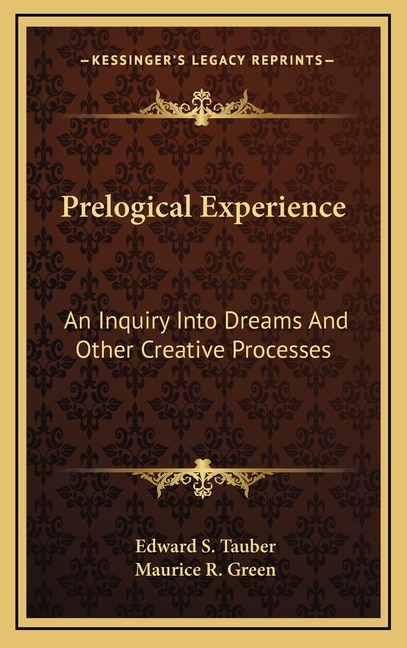 Front cover_Prelogical Experience