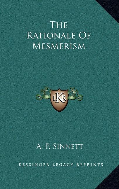 Front cover_The Rationale Of Mesmerism