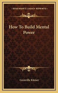 Couverture_How To Build Mental Power