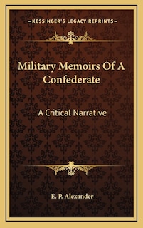 Couverture_Military Memoirs of a Confederate