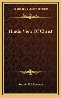 Front cover_Hindu View of Christ