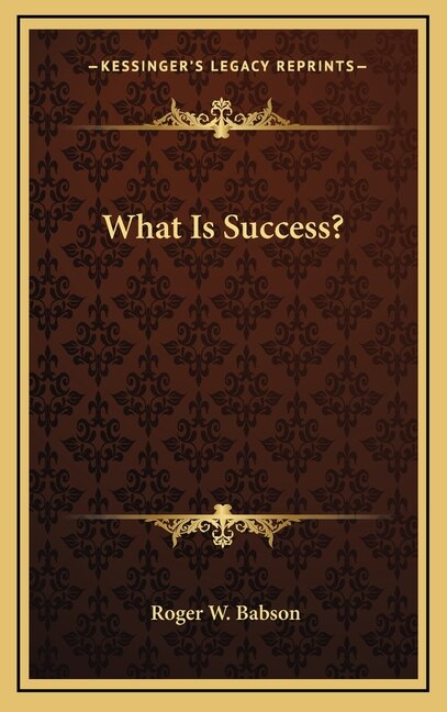 Couverture_What Is Success?