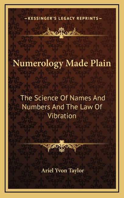 Front cover_Numerology Made Plain