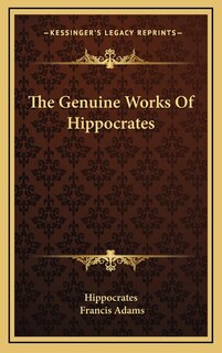 Front cover_The Genuine Works of Hippocrates