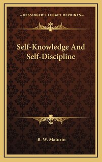 Couverture_Self-Knowledge And Self-Discipline