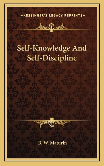 Couverture_Self-Knowledge And Self-Discipline