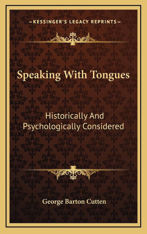 Couverture_Speaking with Tongues