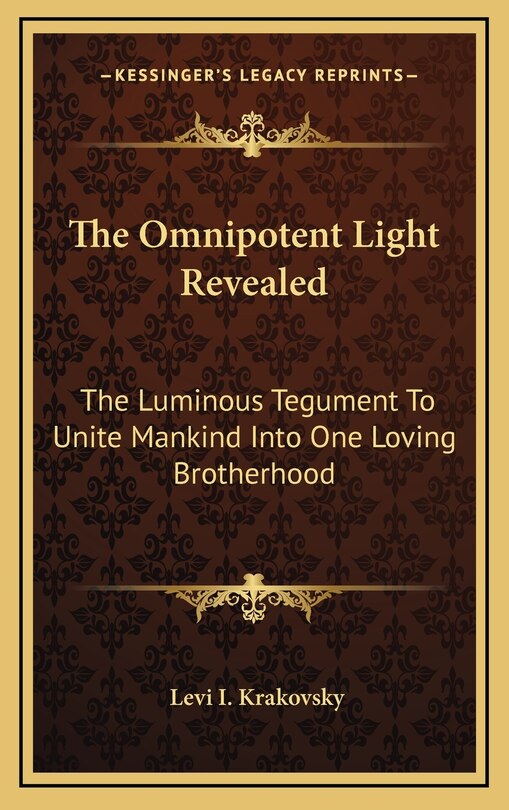 Couverture_The Omnipotent Light Revealed