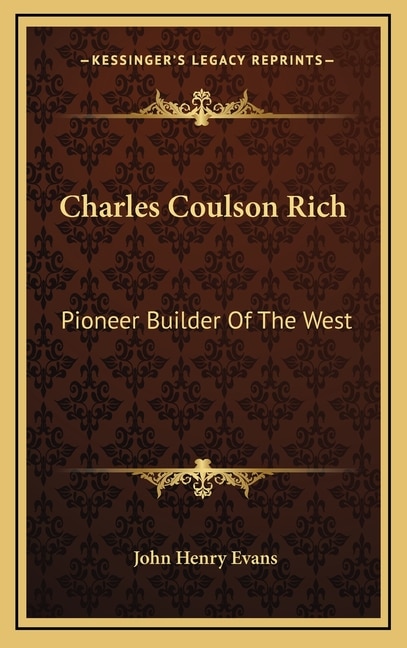 Front cover_Charles Coulson Rich