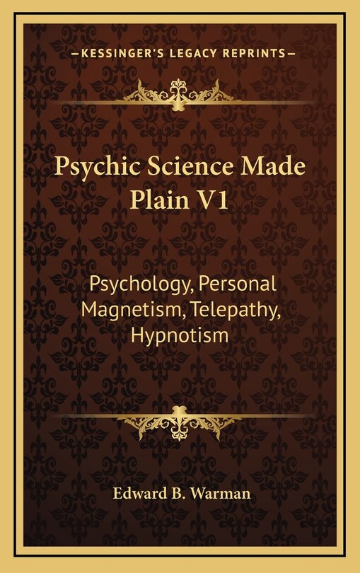 Front cover_Psychic Science Made Plain V1