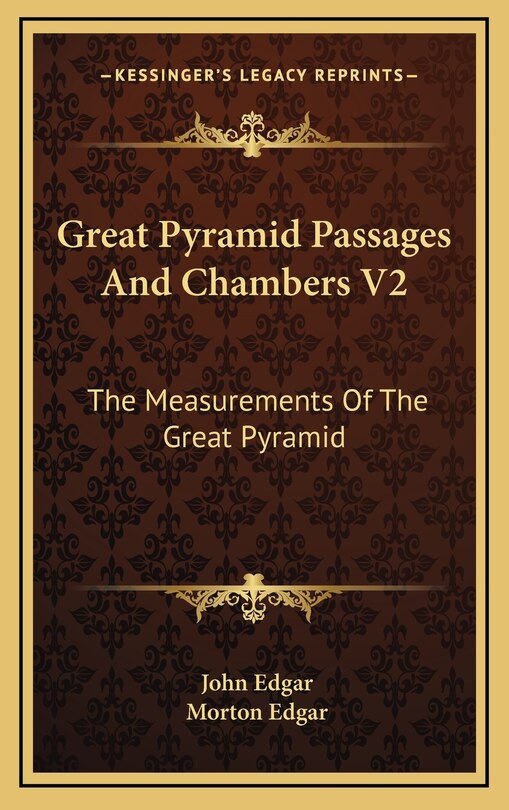 Front cover_Great Pyramid Passages And Chambers V2