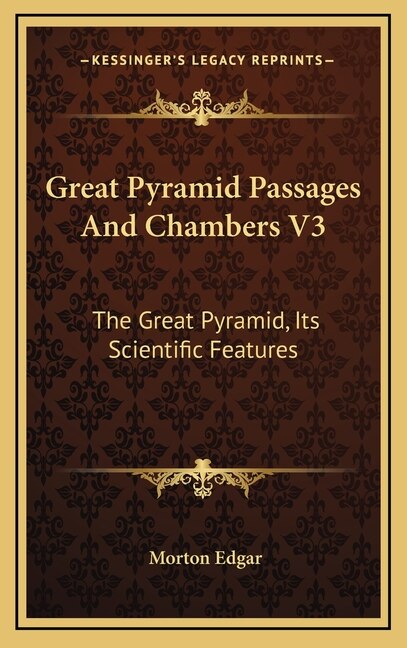 Front cover_Great Pyramid Passages And Chambers V3