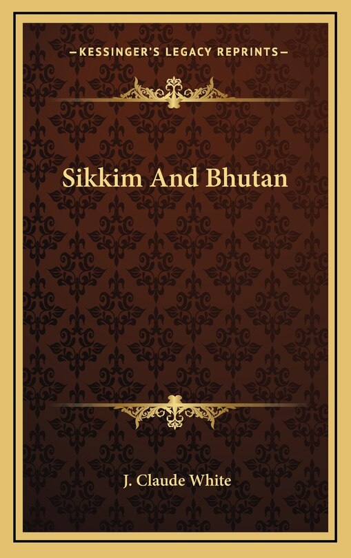 Front cover_Sikkim And Bhutan