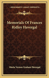 Front cover_Memorials Of Frances Ridley Havergal