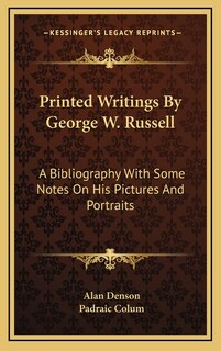 Couverture_Printed Writings By George W. Russell