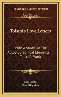 Front cover_Tolstoi's Love Letters