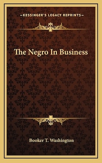 Front cover_The Negro in Business
