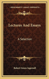Front cover_Lectures And Essays
