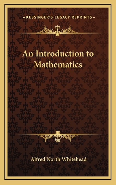 Couverture_An Introduction to Mathematics