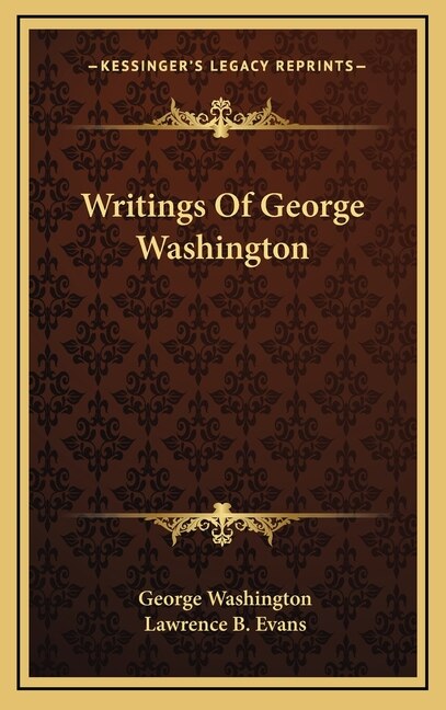 Front cover_Writings Of George Washington