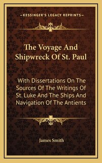 Front cover_The Voyage And Shipwreck Of St. Paul
