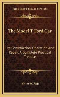Front cover_The Model T Ford Car