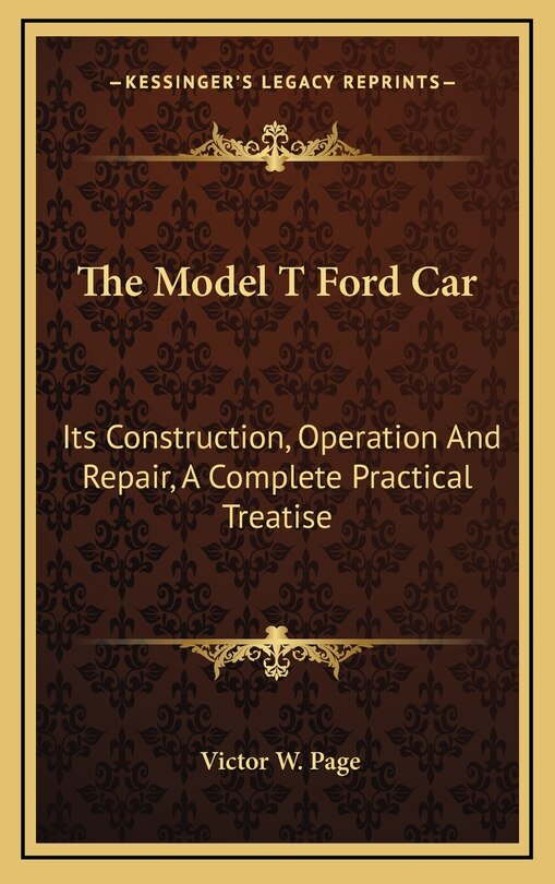Front cover_The Model T Ford Car