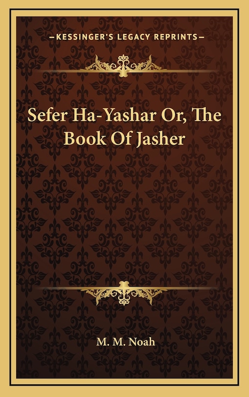Front cover_Sefer Ha-Yashar Or, the Book of Jasher