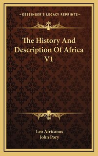 Front cover_The History And Description Of Africa V1