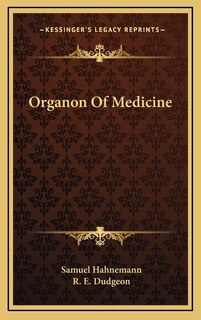 Front cover_Organon Of Medicine
