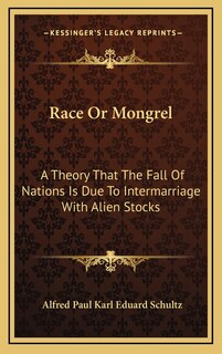 Couverture_Race Or Mongrel