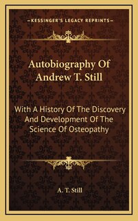 Front cover_Autobiography Of Andrew T. Still