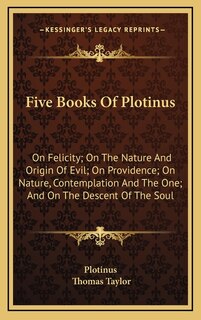 Front cover_Five Books Of Plotinus