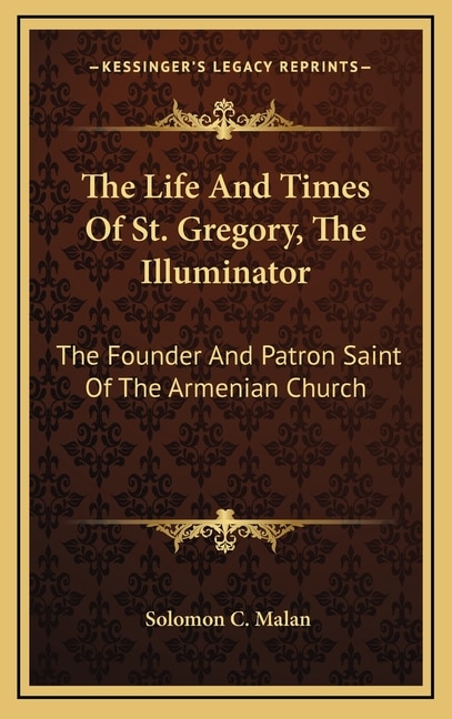 Couverture_The Life and Times of St. Gregory, the Illuminator