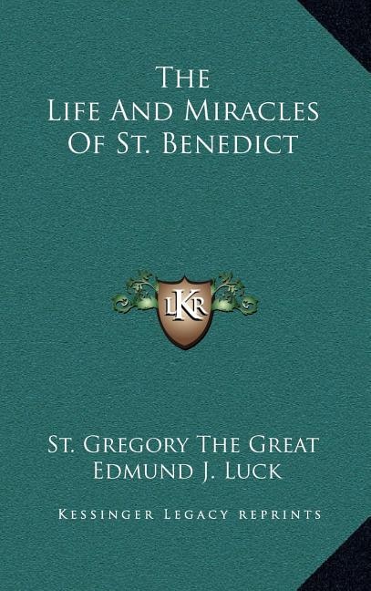 Front cover_The Life And Miracles Of St. Benedict