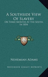 Couverture_A Southside View Of Slavery