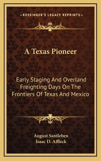 Front cover_A Texas Pioneer