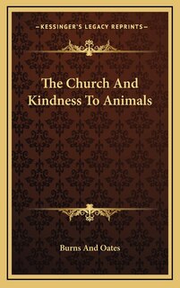 Front cover_The Church And Kindness To Animals