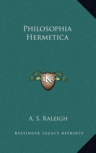 Front cover_Philosophia Hermetica