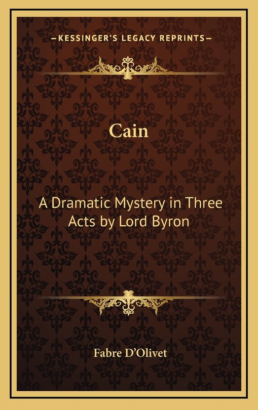 Front cover_Cain