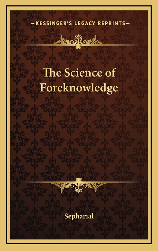 Couverture_The Science of Foreknowledge