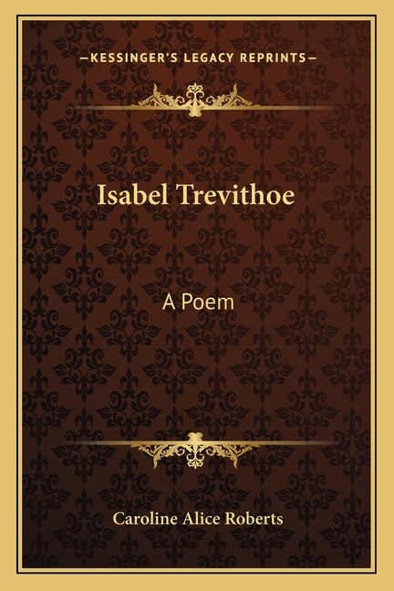 Front cover_Isabel Trevithoe