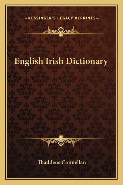Front cover_English Irish Dictionary