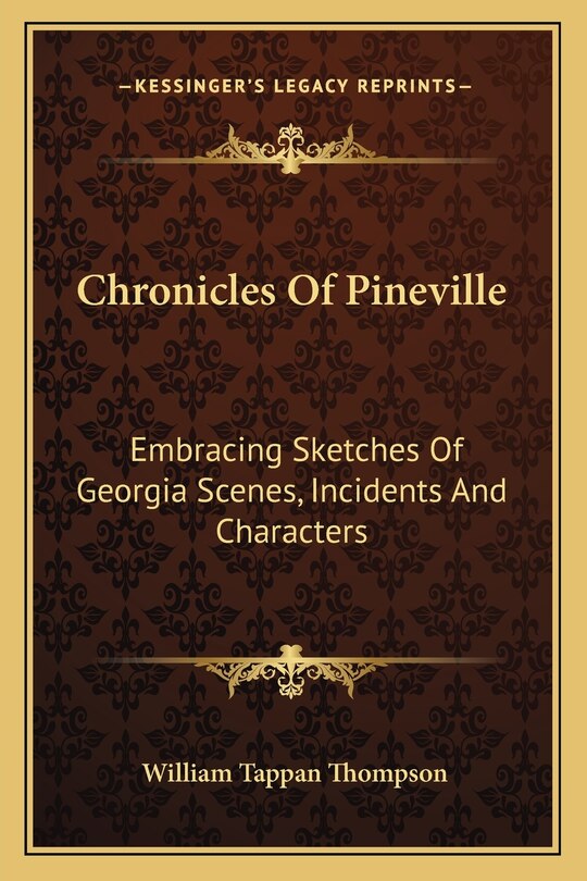 Front cover_Chronicles Of Pineville
